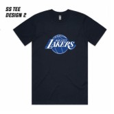 004 Bay City Lakers Navy SS Tee 