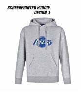 010 Bay City Lakers Grey Fleece Hoody 